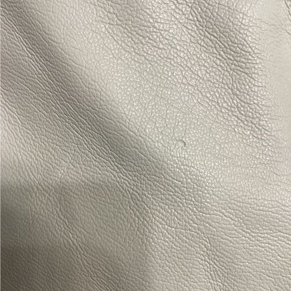 Jonathan Simkai Tay Vegan Leather Cropped Jogger In Ecru - Picture 16 of 16